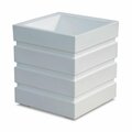 Soto Beauty Freeport Patio Planter 18x18 White SO2621846